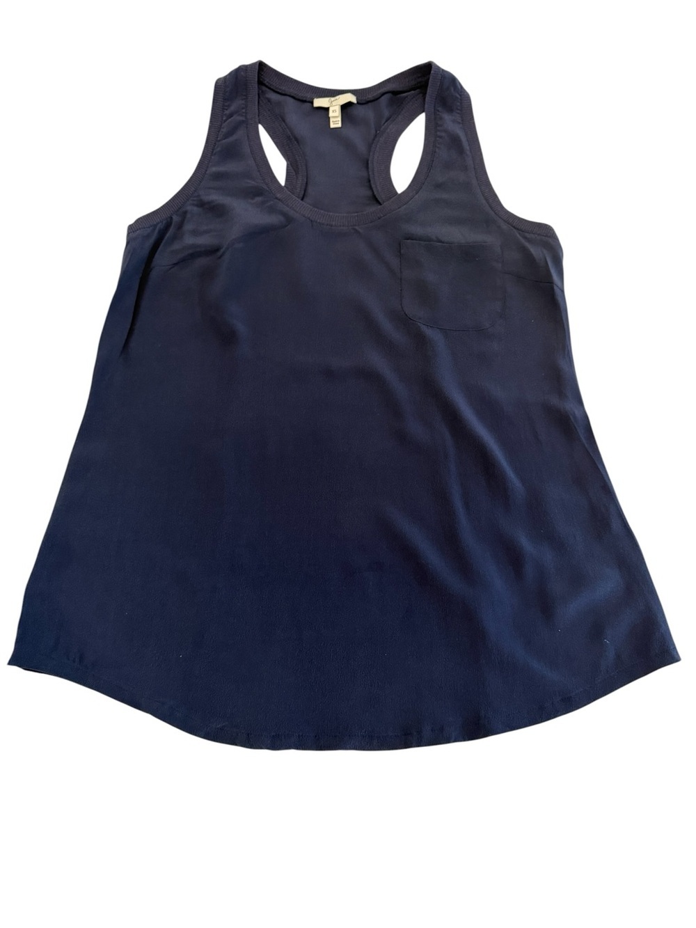 Joie Navy Racerback Pocket Tank